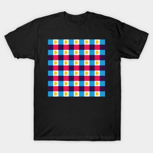Poly Pride Flag (New Colors) - Minimalist - Pattern T-Shirt